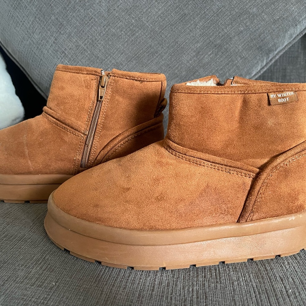 MY WINTER BOOT . Zara Girls ankle boots